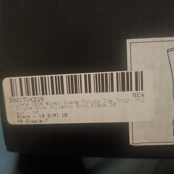 Liliana Sleek Black Over-the-Knee Boots - Picture 7 of 9